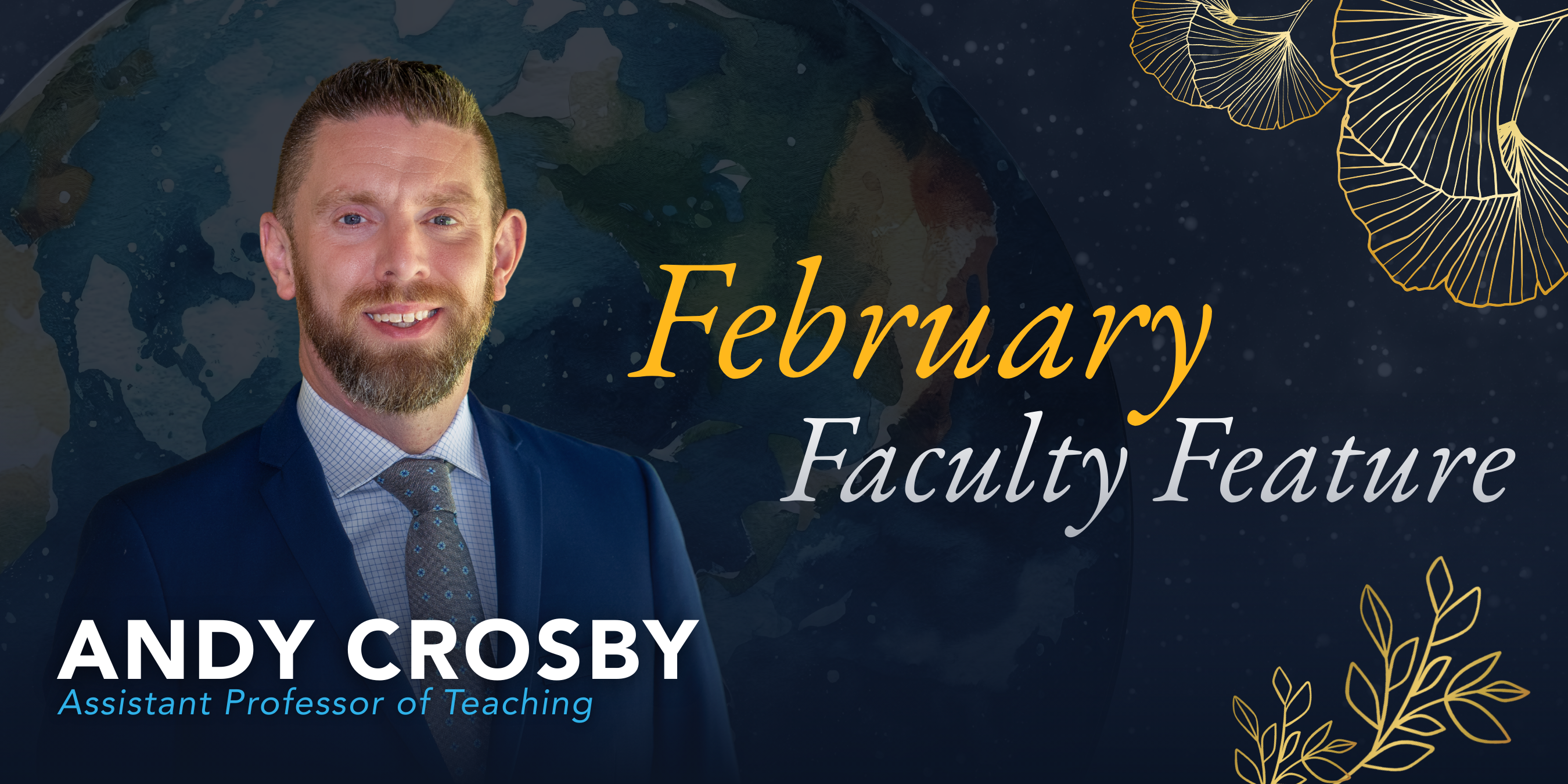 Headshot of Professor Andy Crosby