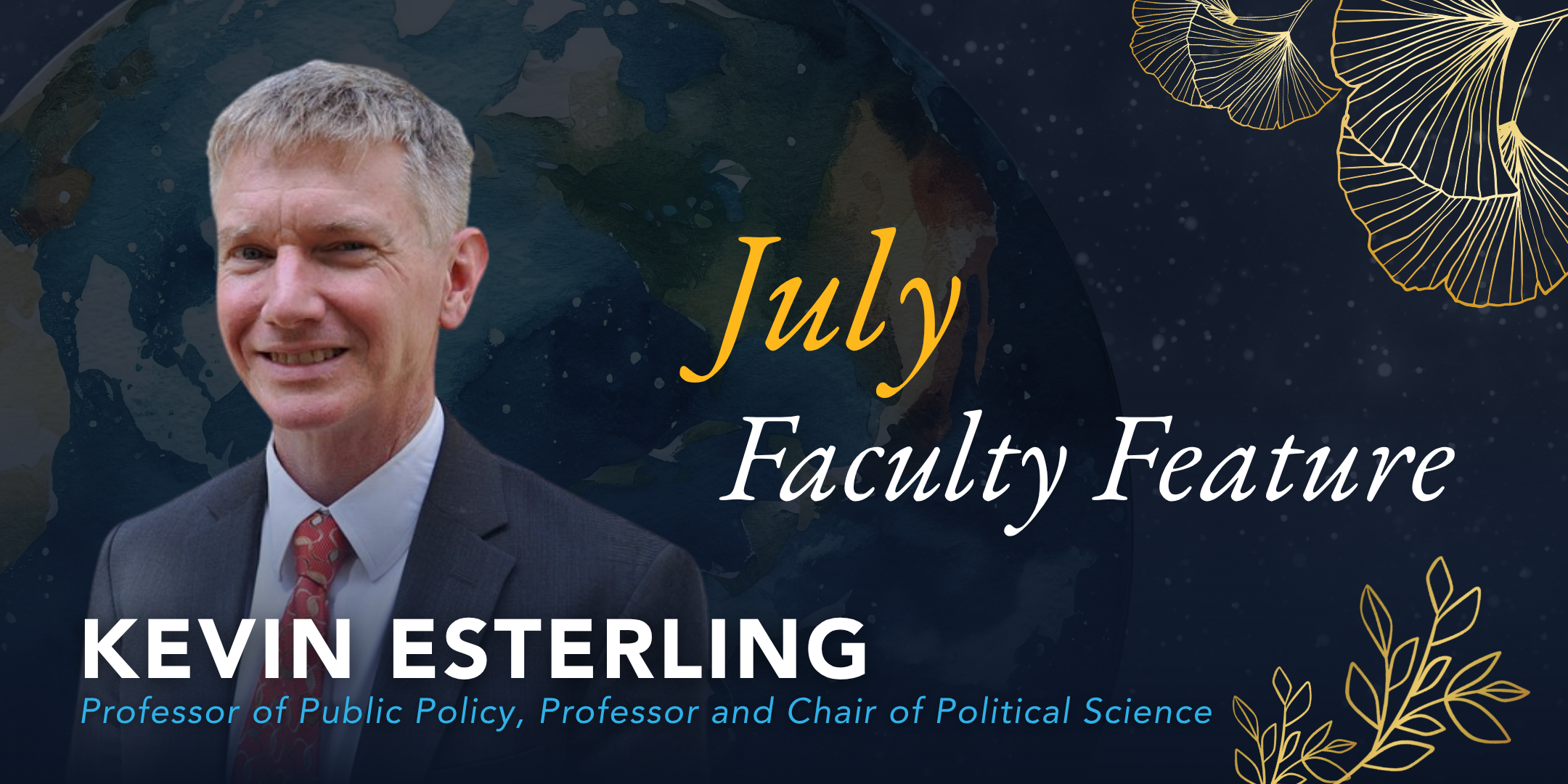 Headshot of faculty member Kevin Esterling.