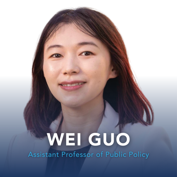 Graphic of Wei Guo's Faculty Feature