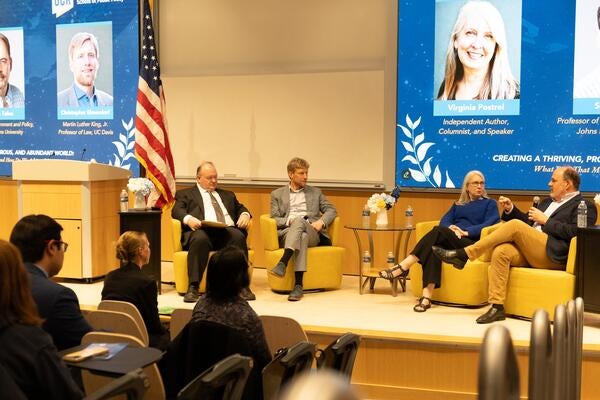 Photo of panelists for 2025 Dean's Fall Anniversary Event