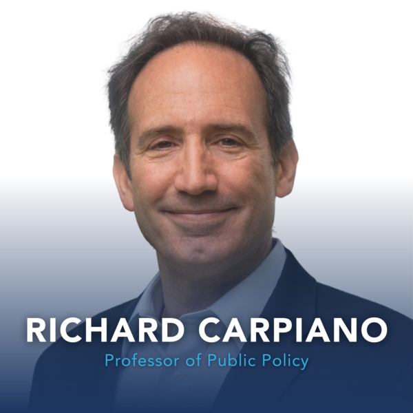 Headshot of Richard Carpiano, Professor of Public Policy