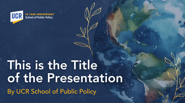 10 Year Slide Deck Template